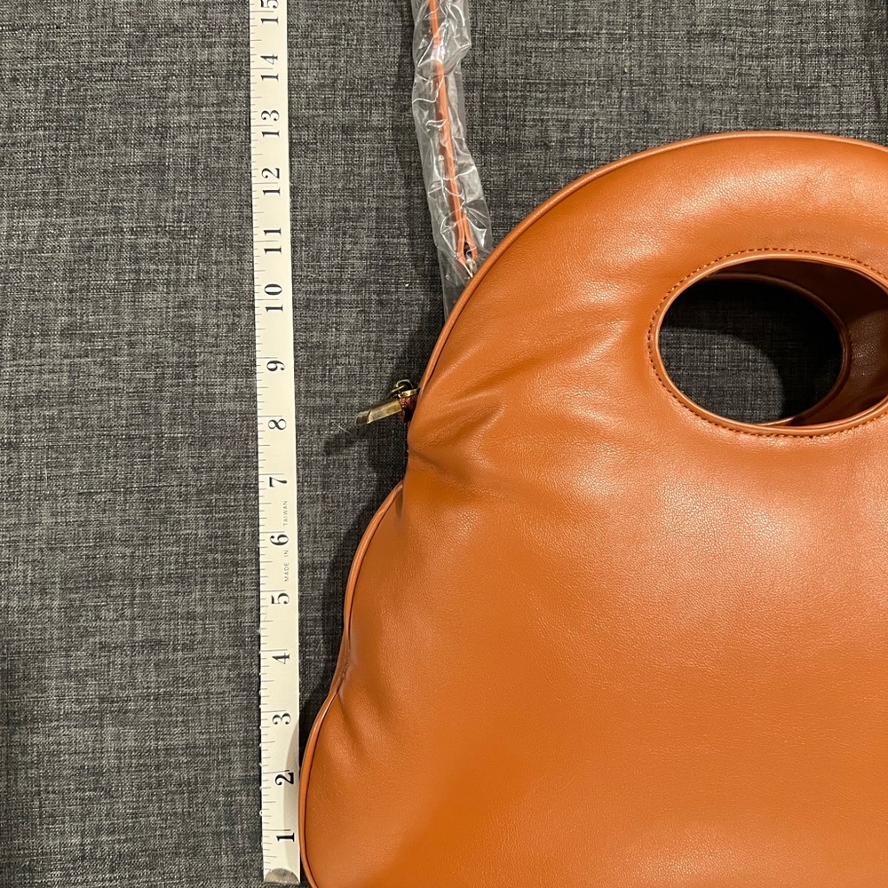 Tan Puff Women's Handbag - Picture 11 of 12